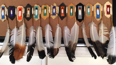 Charlie's Gilmore's feathers