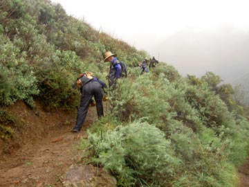 Working switchbacks