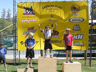 Troy podium