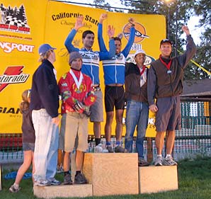 Calvin and Jeroen on the podium