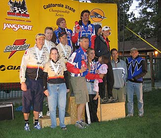 Warriors Co-ed team on the podium