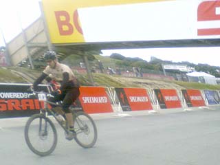 Erik at the finish